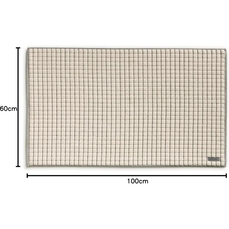 Möve Badematte Eden, Höhe 8 mm, fußbodenheizungsgeeignet, Baumwolle, rechteckig – Bild 3