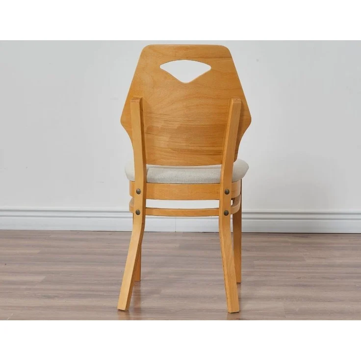 Skye Decor 'Nova - Oak, Beige' Stuhlset (2-teilig), Eiche / Beige, 42 x 87 x 42 cm – Bild 3