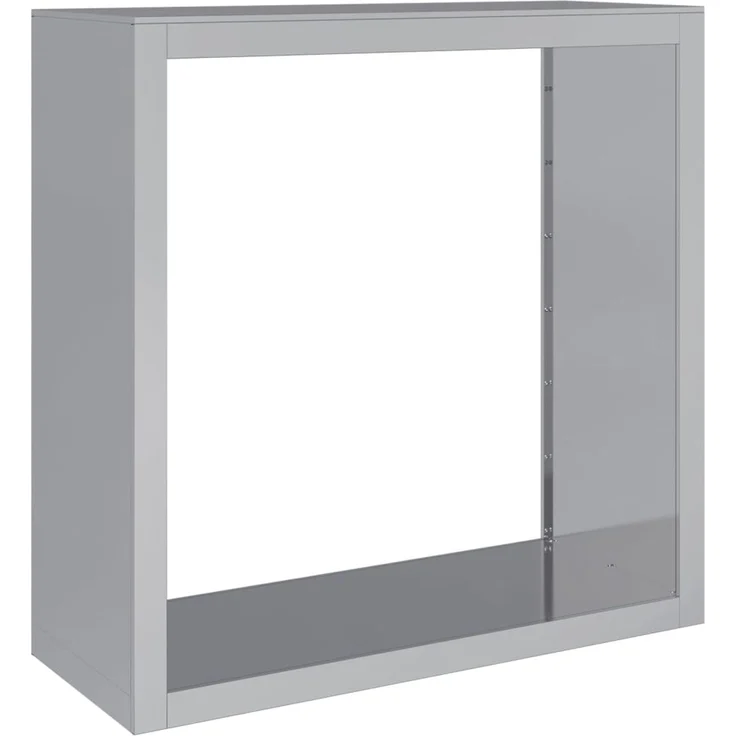 vidaXL Brennholzregal 100x40x100 cm Verzinkter Stahl 850973 – Bild 5
