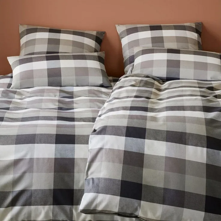 Elegante Bettwäsche Hamilton, Flanell, 2 teilig