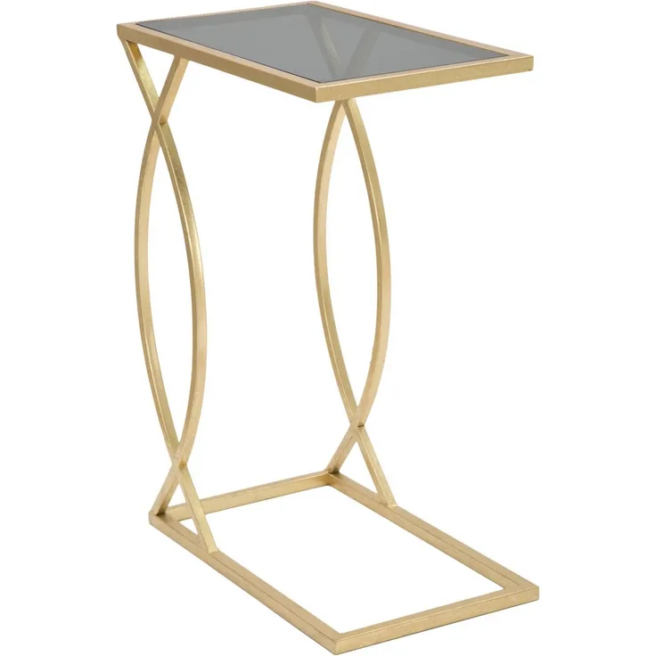Beistelltisch im Glamour-Stil, H. 60 cm