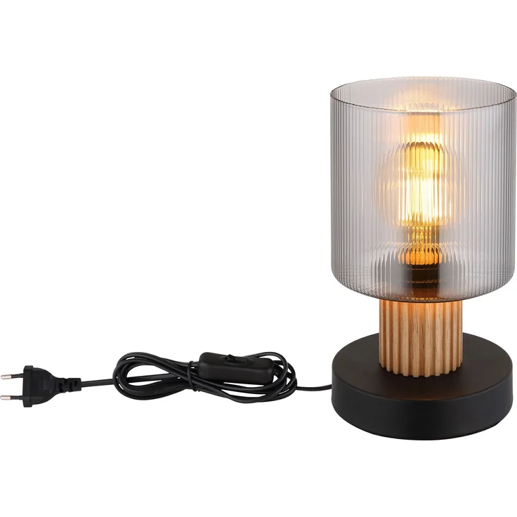 GLOBO Lighting Tischleuchte SMOKY DH 12x21 cm bunt Tischlampe Klemmleuchte Schreibtischleuchte Schreibtischlampe – Bild 3