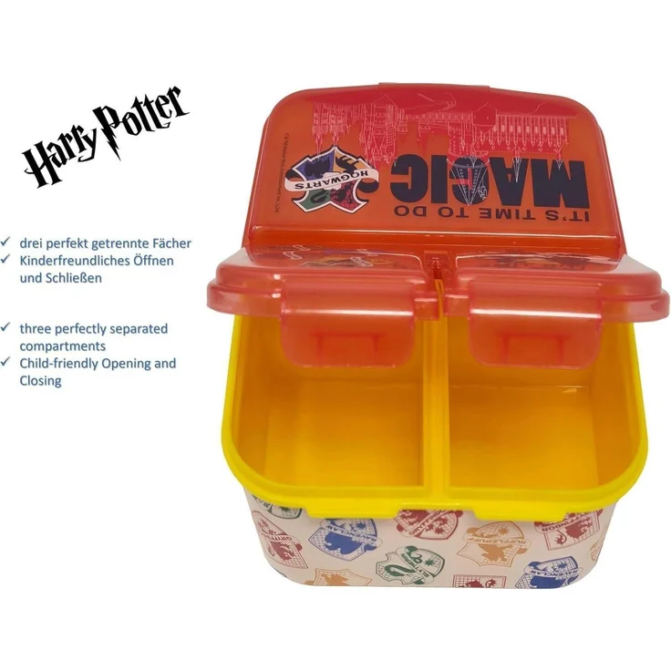 Brotdose Kinder Lunchbox Kunststoff BPAfrei Designs Harry Potter – Bild 5