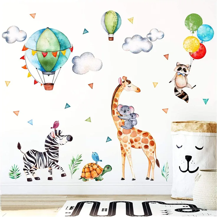 Little Deco Wandaufkleber 'Safariparty'