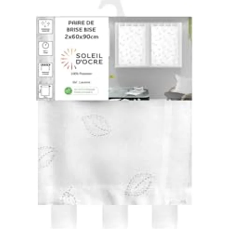 Soleil d'ocre Laurene Bise-Bise, Polyester, Weiß, 60x90 cm – Bild 3