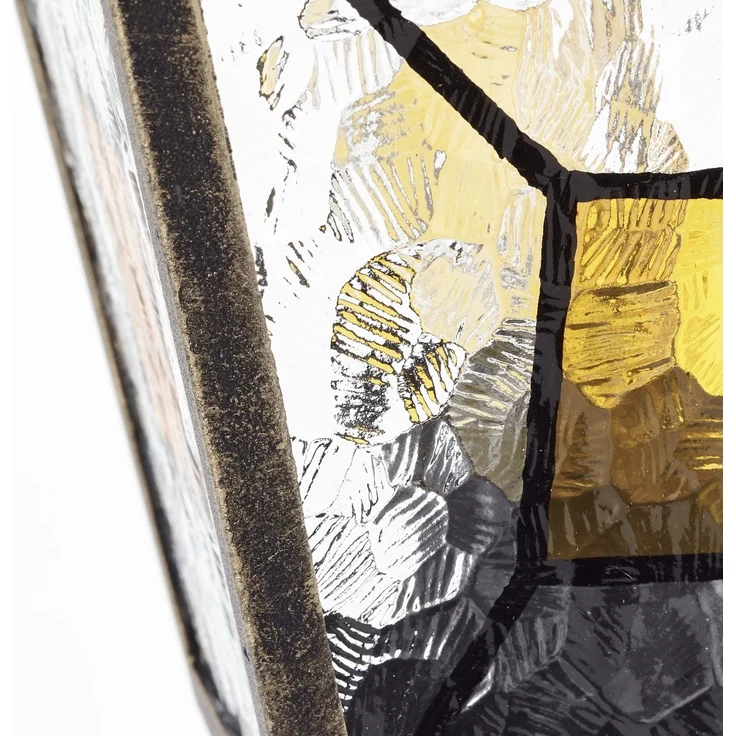 BRILLIANT Janel Außenstandleuchte 120cm schwarz gold | 1x A60, E27, 60W, geeignet für Normallampen (nicht enthalten) – Bild 3