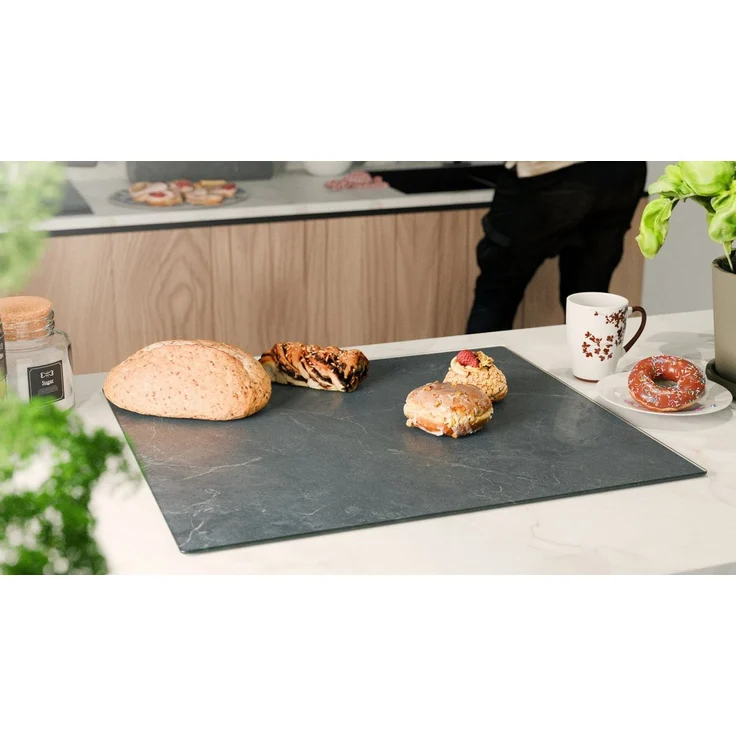 ALLboards Schneidebrett Glas Herdabdeckplatte Schneidebrett 52×60 cm Arbeitsplatte – Bild 4