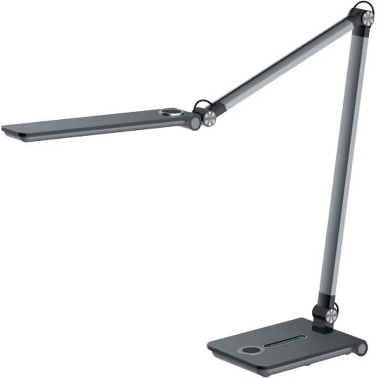 Rau Tischleuchte Wave 41-5011.101 grau metallic