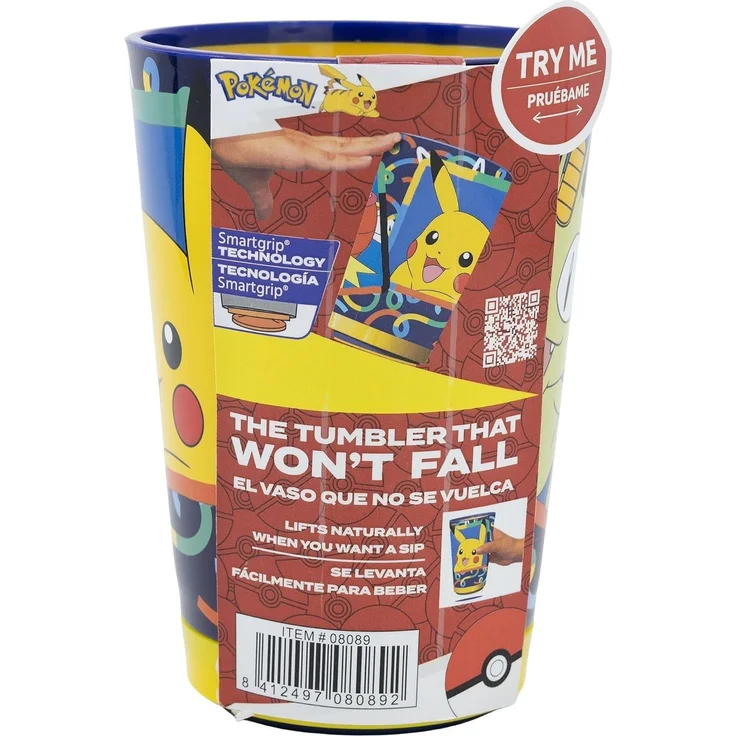 Pokemon Pikachu Kippsicher Trinkbecher PP 470 ml – Drop Safe Plastikbecher mit Smartgrip-System – Bild 3