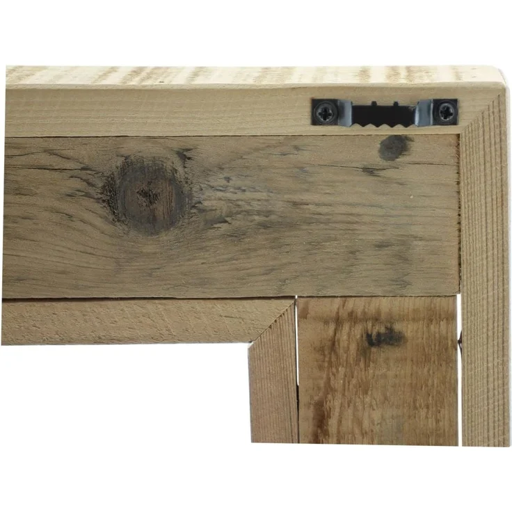 Wandregal "Fenster" aus recyceltem Holz, Fensterrahmen, Wanddeko, Blumenregal, Dekoregal, Blumenständer, Hängeregal – Bild 5