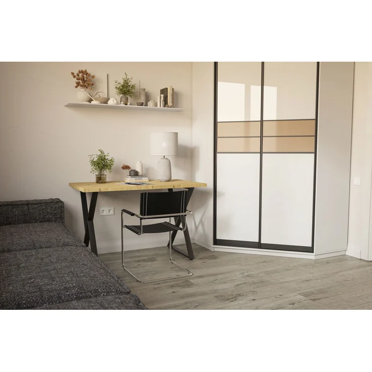 Esstisch Chicago 120 Eiche Artisan – Moderner Esszimmertisch in Holzoptik für 4-6 Personen – Bild 2