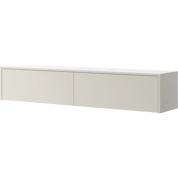 MEBLINI Hängeschrank BC-15 für 160x200 Horizontal Schrankbett - Kaschmir - 211x40x46cm - Wandschrank mit Ablagen und Teleskopen - Wandregal – Bild 1
