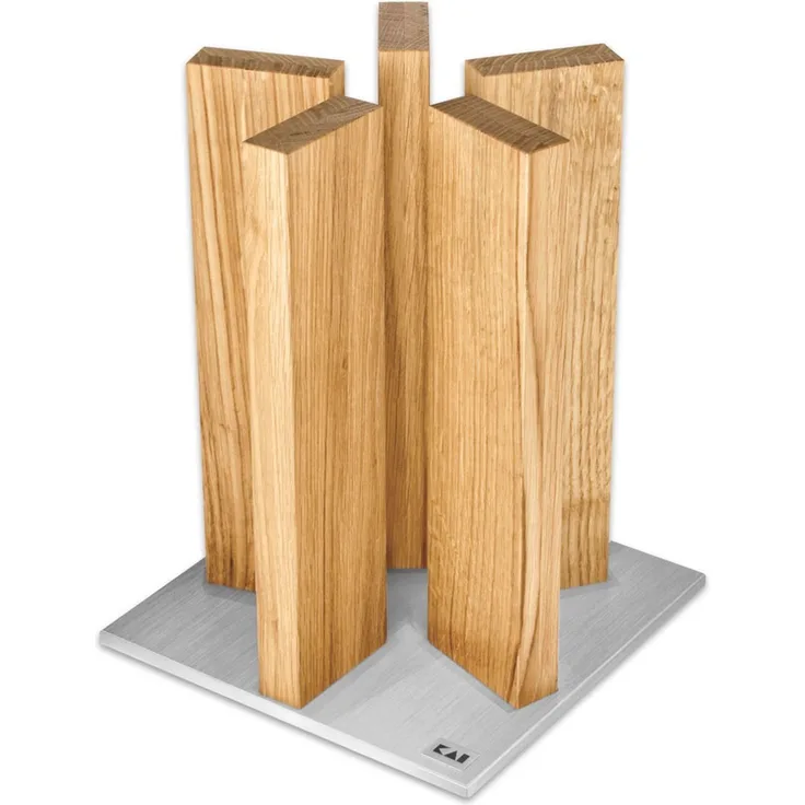 Kai Magnet-Messerblock Stonehenge, Messerblock, Messerhalter, Messer Block, Magnetmesserblock, Eiche, STH-3
