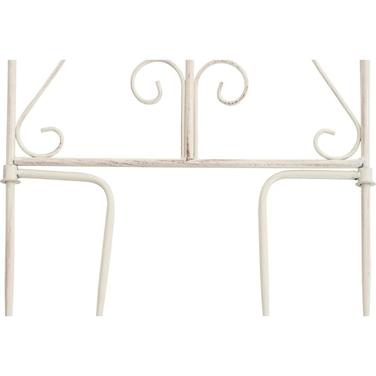 Rankgitter FALK 2er Set - 35x1x122cm, Metall, Antik-Creme | Rankhilfe Kletterpflanzen Gartendekoration – Bild 7