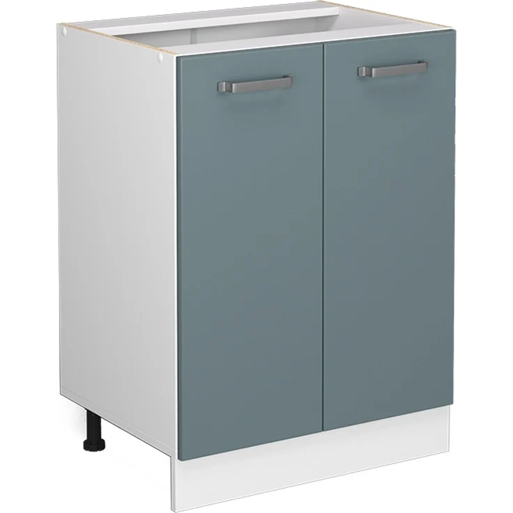 Küchenfront R-Line Blau-Grau 59.2 x 71.3 cm Möbelfront für den Unterschrank Vicco – Bild 5