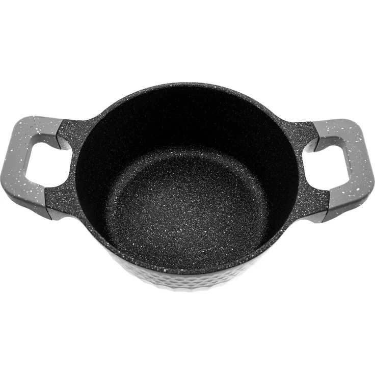 Almina Kochtöpfe in Grau Aluminium-Druckguss mit Antihaftbeschichtung 2,4L – Bild 3