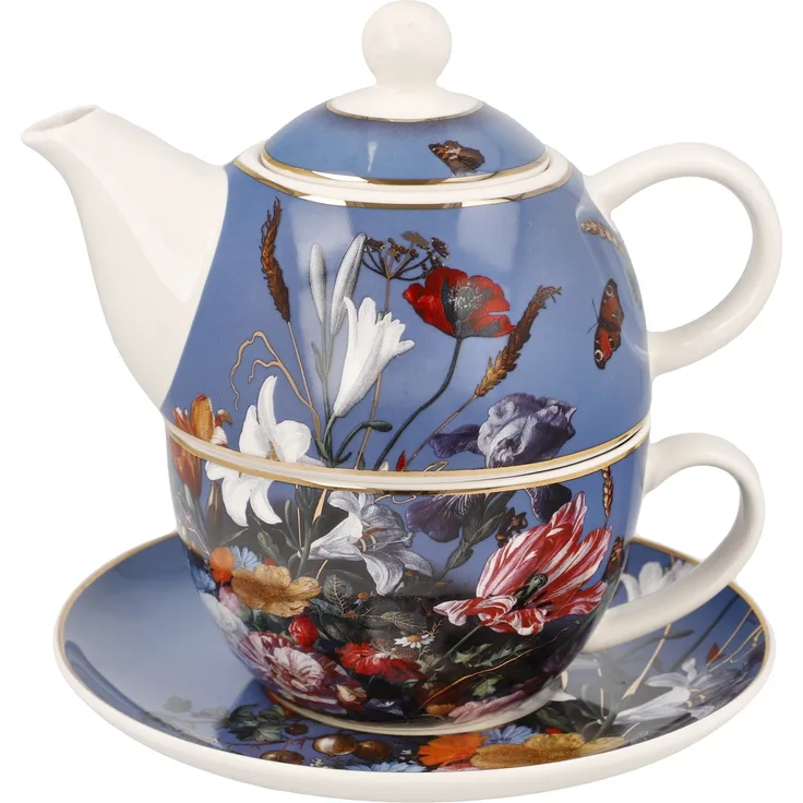 Goebel / Jan Davidsz de Heem - Sommerblumen,Tea for One,Sommerblumen,15,5cm x 15,5cm x 15,5cm / New Bone China / 15,5cm x 15,5cm x 15,5cm