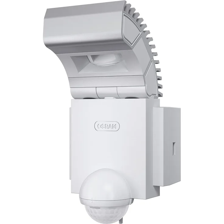 Osram LED-Spot, Noxlite, aussenenlampe, aussenenstrahler 60° schwenkbar und 70° kippbar, Bewegungsmelder, Daemmerungssensor, weiss kaltweiss - 6000K