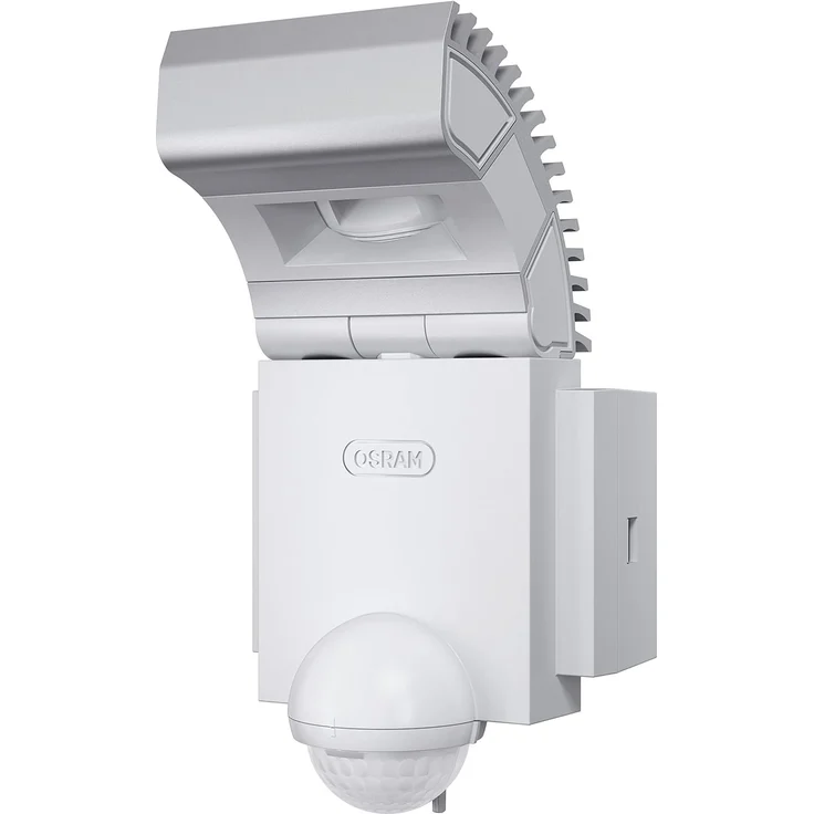 Osram LED-Spot, Noxlite, aussenenlampe, aussenenstrahler 60° schwenkbar und 70° kippbar, Bewegungsmelder, Daemmerungssensor, weiss kaltweiss - 6000K – Bild 1