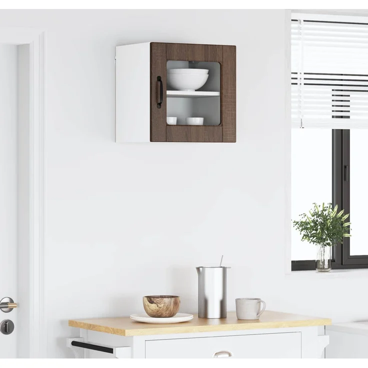 vidaXL Küchenschrank Braun Eichen-Optik 40 x 31 x 40 cm Holzwerkstoff 885199 – Bild 4