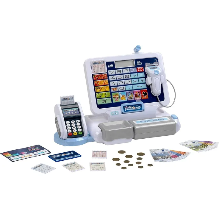 Klein Cash register with terminal and scanner