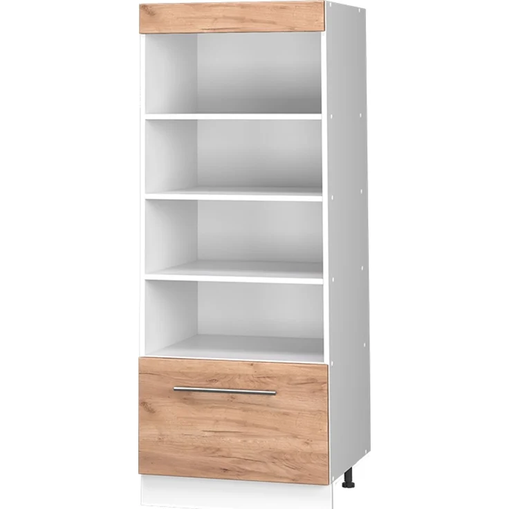 Küchenregal Fame-Line Goldkraft Eiche/Weiß 60 cm Vicco – Bild 1