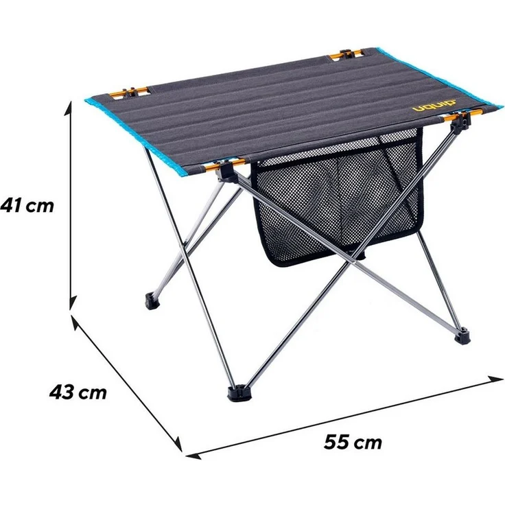 UQUIP Campingtisch Campingtisch Liberty M Camping Falttisch, Rolltisch Klapptisch Leicht Alu – Bild 1