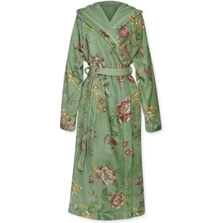 PiP Studio Badaccessoire-Set Secret Garden Bademantel green M (1Stück)