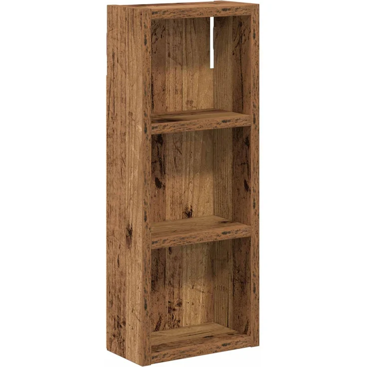 vidaXL Badezimmer-Wandschrank Altholz 20 x 10 x 50 cm Holzwerkstoff 889285 – Bild 2