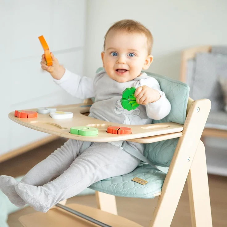 roba Essbrett mit Spielelementen - Obst- und Gemüse zum Spielen - Holz natur – Bild 11