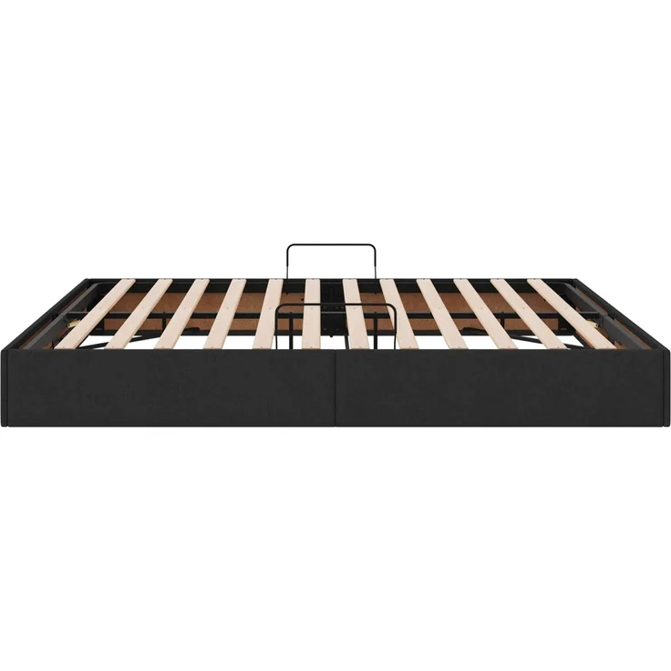 vidaXL Ottoman Bettgestell mit Speicher Schwarz 180 x 200 cm Stoff 3442840 – Bild 8