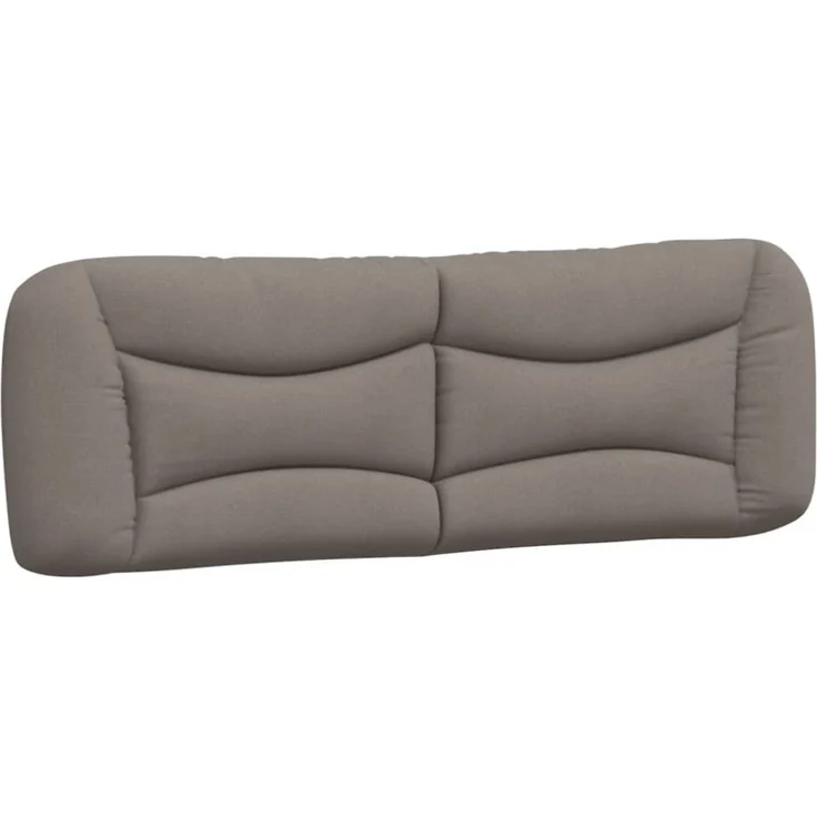 vidaXL Kopfteil-Kissen Taupe 160 cm Stoff – Bild 5