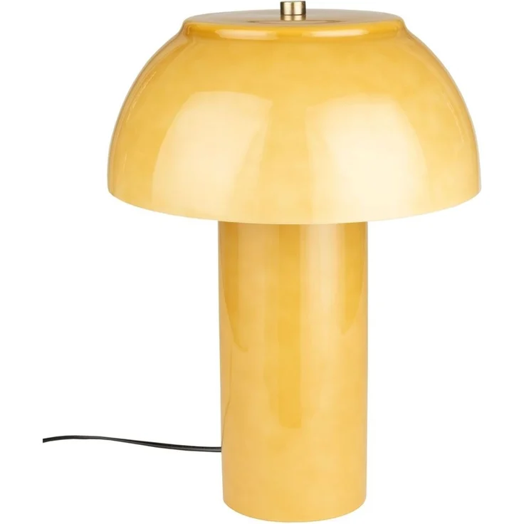 Tischlampe Morvan Dutchbone in Gelb mit Retro-Design aus Metall – Bild 1