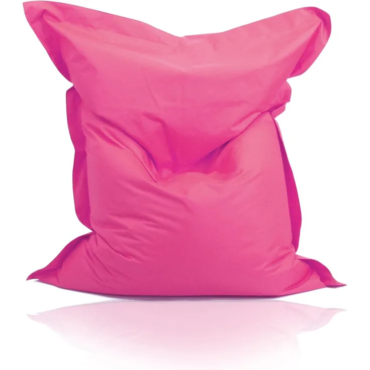 Kinzler S-10026/12 XXL Riesensitzsack, 140x180 cm, Sitzsack Outdoor Indoor, in vielen verschiedenen Farben, mit Innensack, pink