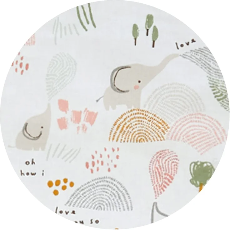 Tinéo - Reisematratze Babymatratze, inklusive Tragetasche - Abnehmbarer Bezug 60 cm x 120 cm x 4 cm, Savanna – Bild 8