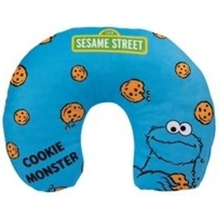 United Labels® Dekokissen Sesamstraße - Reisekissen Nackenhörnchen Krümelmonster – Bild 5