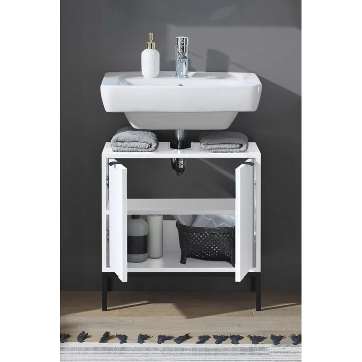 PREISBRECHER Waschbeckenunterschrank Lucera 60 x 60 x 32 cm (B/H/T) – Bild 2