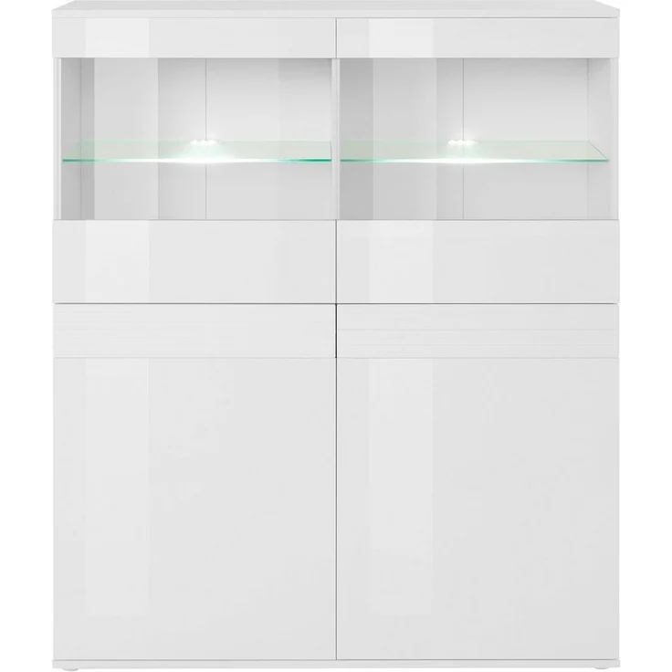 borchardt Möbel Vitrine Florenz Höhe 125 cm – Bild 2