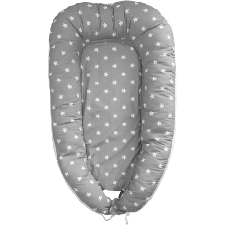 Puckdaddy 'Linnea' Babynest 80x50 cm, grau