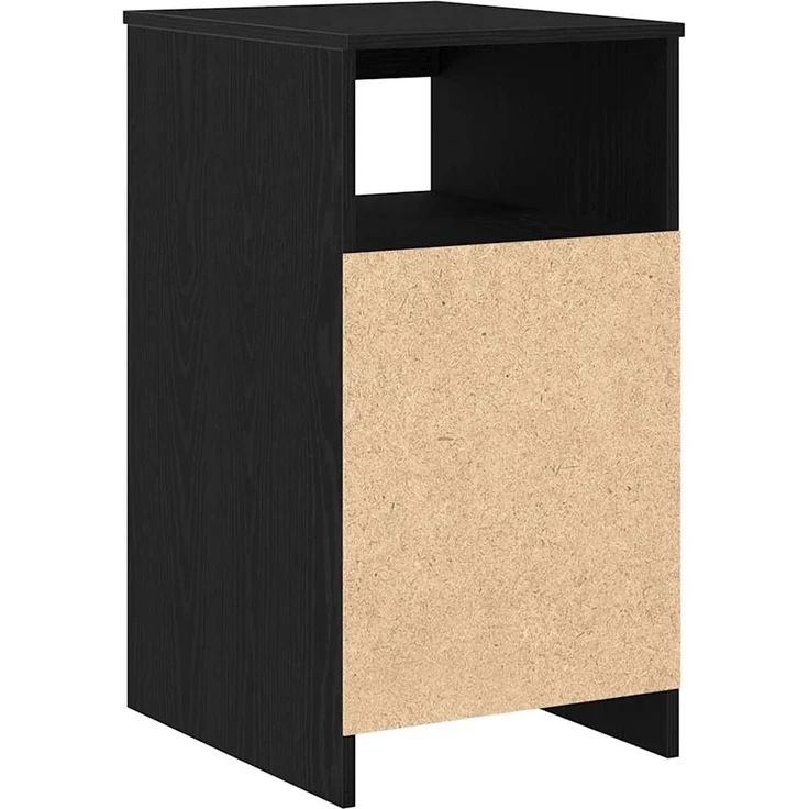 vidaXL Schubladenschrank Schwarz Eichen-Optik 40x50x76cm Holzwerkstoff 862009 – Bild 7