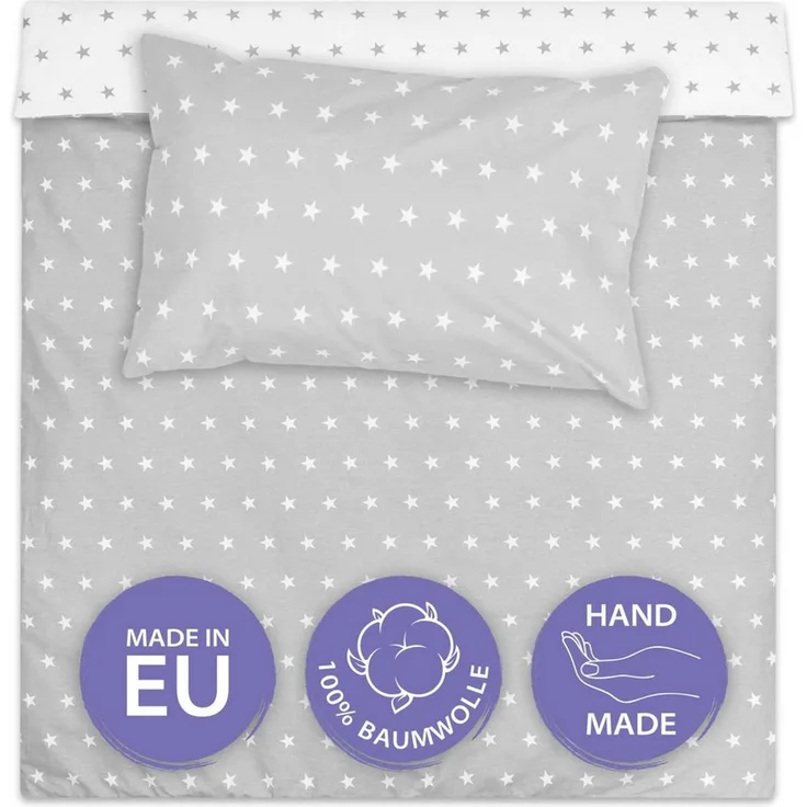 Totsy Baby Babybettwäsche Baby Bettwäsche Set 100 x 135 cm - Kinderbettwäsche Babybettwäsche