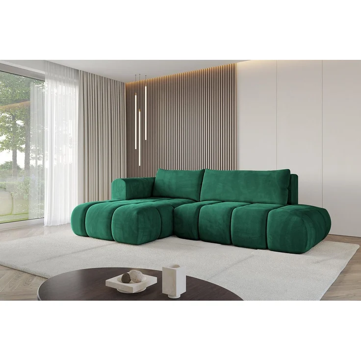 ALTDECOR Ecksofa CLOUD-L, Couch mit Schlaffunktion, Wohnzimmer - Wohnlandschaft, Corner Sofa Bett Eckcouch Couch L-Form Schlafcouch Ausziehbar – Bild 3