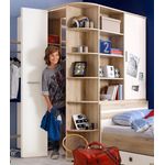 Wimex 'Joker' Eckkleiderschrankschrank San Remo Eiche/Alpinweiß