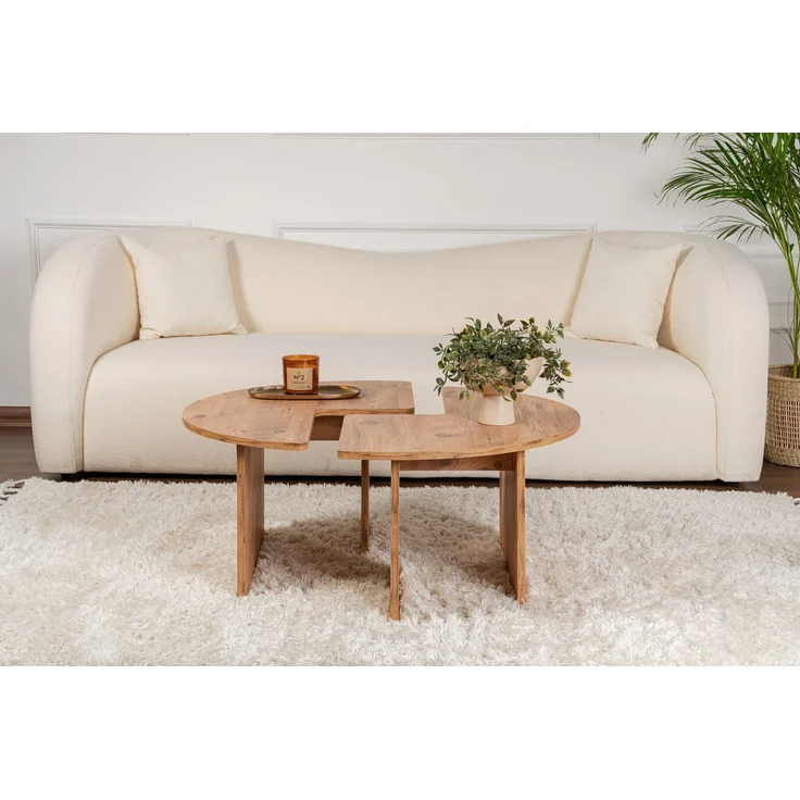 Skye Decor Couchtisch 100% MELAMINE COATED PARTICLE BOARD, 90 cm x 41 cm x 18 mm 241NRD14 – Bild 2