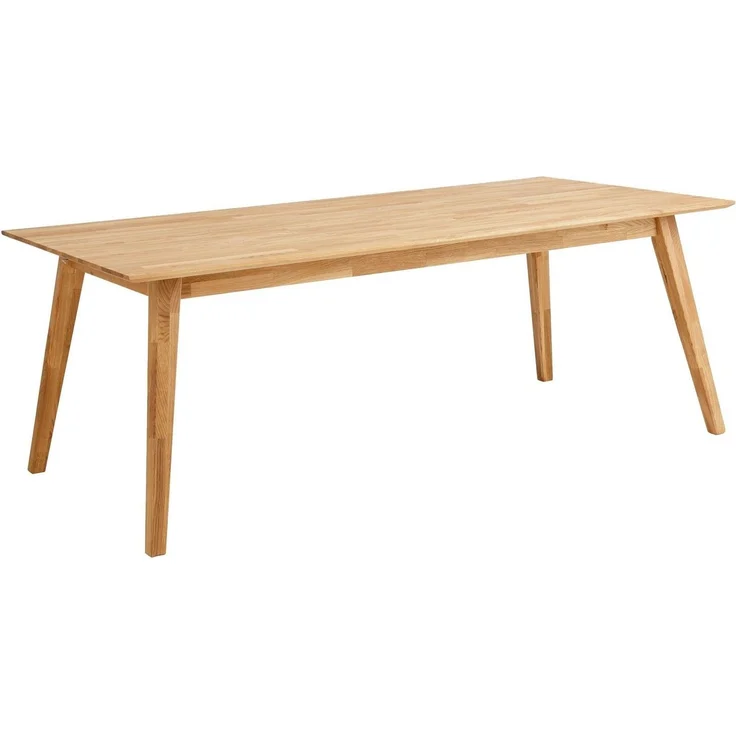 andas Esstisch Lake, Eiche massiv, Breite 150 cm, erweiterbar mit Ansteckplatten – Bild 5