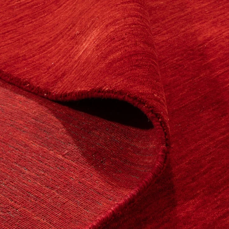 Gabbeh Teppich - Loribaft Softy - 300x250 cm - rot – Bild 5