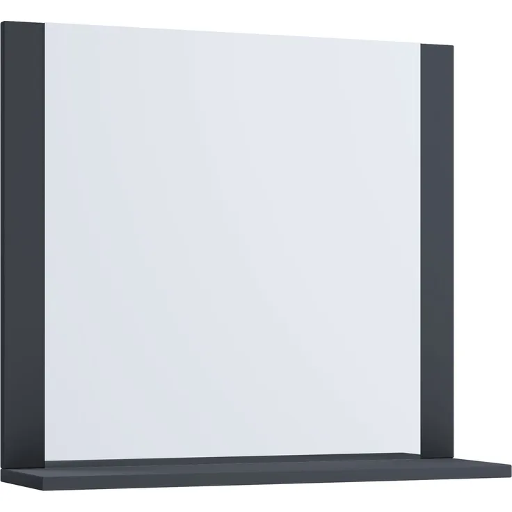 VCM Badmöbel Spiegel Lendas 915166 Anthrazit H. 55 x B. 60 x T. 17 cm