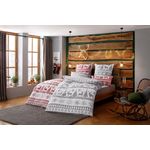 OTTO home Bettwäsche Sindbad in Gr. 135x200 oder 155x220 cm, ideal für Weihnachten, Biber, 2 teilig, Weihnachtsbettwäsche, Winter