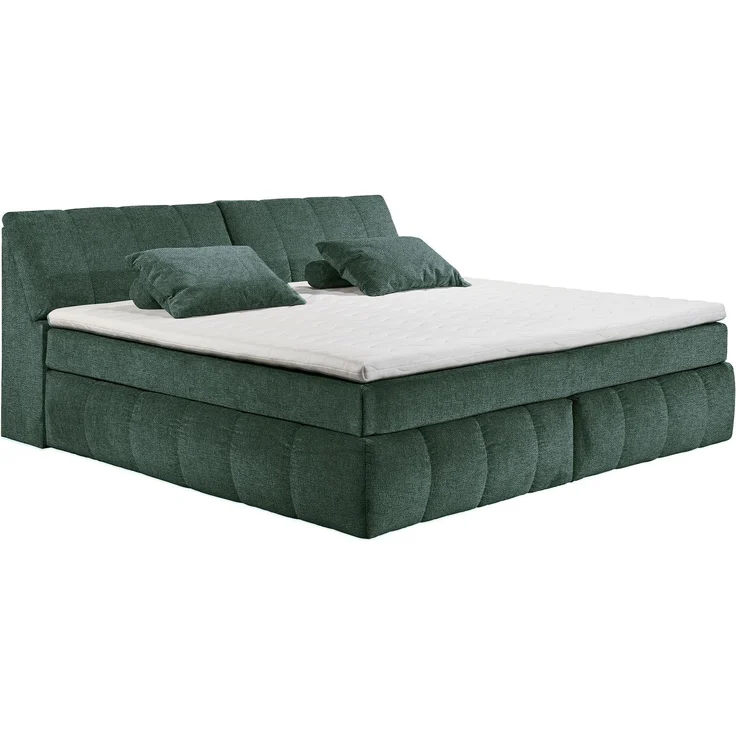 Familienbett Beverly / Bearford 6A BSB, Stoff, Grün, 250 x 106 x 240 cm – Bild 2