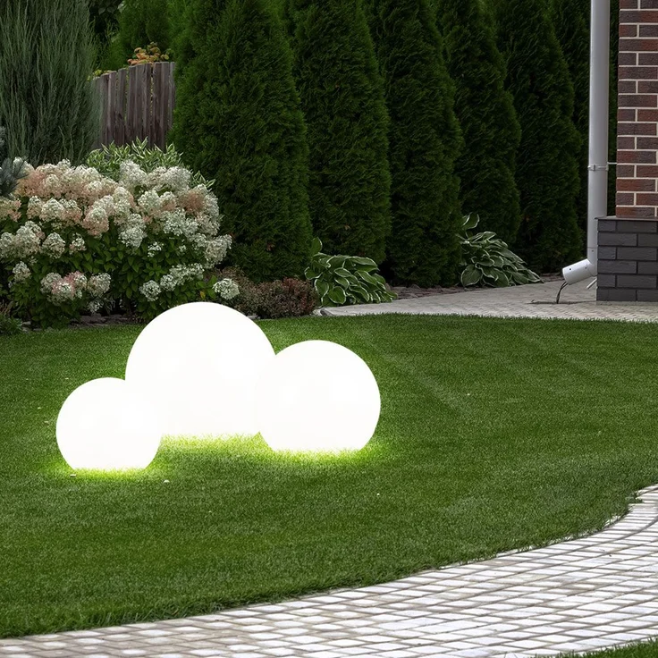 3er Set Solar - LED Außenbeleuchtung für Ihren Garten – Bild 3